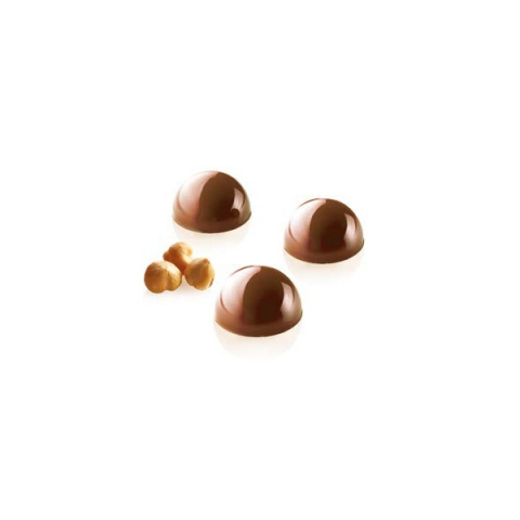 Matrite Praline Ciocolata - Matrita Policarbonat 24 Semisfere Ø 3.1 x H 1.6 cm, 17.5 x 27.5 cm (CH013), 8.5 ml