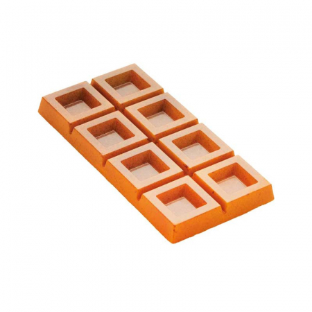 Oferta Cantitate - Matrita Policarbonat 3 Tablete Ciocolata Block 100 g, 27.5x17.5 cm
