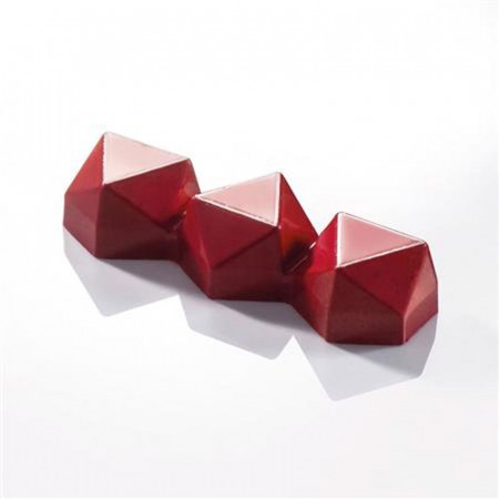 Ciocolaterie - Matrite, Ustensile - Matrita Policarbonat 8 Snack Ciocolata Modern Bon, 27.5x17.5 cm