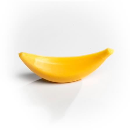 Matrite Praline Ciocolata - Matrita Policarbonat Banana 16 Praline Ciocolata, 6.4 x 1.9 x H 1.5 cm, 10 g