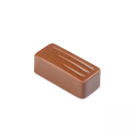 Ciocolaterie - Matrite, Ustensile - Matrita Policarbonat Gama Artisanal 21 Praline Ciocolata Dreptunghi, 3.7 x 1.6 x H 1.4 cm, 10 g