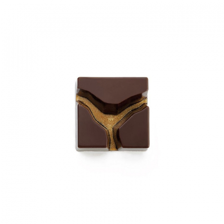 Matrite Praline Ciocolata - Matrita Policarbonat Gama Davide Comaschi 18 Praline Ciocolata Abyss, 3,1 x 1,1 x H 1,25 cm.