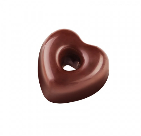 Matrite Praline Ciocolata - Matrita Policarbonat Gama Iconic 21 Praline Inimioare, 2.9 x 3 x H 1.6 cm, 10 gr