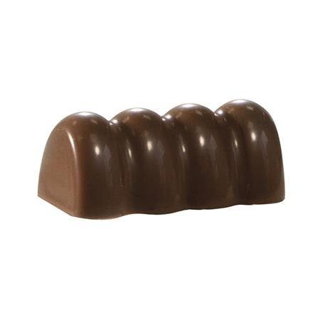 Matrite Praline Ciocolata - Matrita Policarbonat Gama Modern 25 Praline Ciocolata, 4 x 1.9 x H 1.6 cm, 10 g