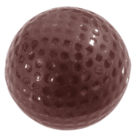 Matrite Praline Ciocolata - Matrita Policarbonat - minge golf Mini, 24 Cavitati, Ø 3 x H 1.5 cm, 8.5 g
