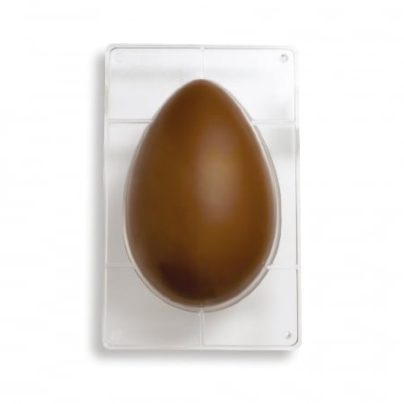 Ciocolaterie - Matrite, Ustensile - Matrita Policarbonat Ou Ciocolata 750 g, 1 Cavitate 19.5 x 29.5 cm