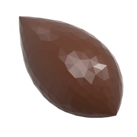 Ciocolaterie - Matrite, Ustensile - Matrita Policarbonat Quenelle Diamant 18 Praline Ciocolata 4.55 x 2.5 x H 1.25 cm, 7.5 gr
