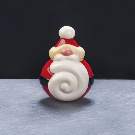 Matrite Decoruri, Figurine 3D Ciocolata - Mos Craciun 3D Twist Ø 14 x h 18 cm - Kit Matrite Plastic 2 Subiecte