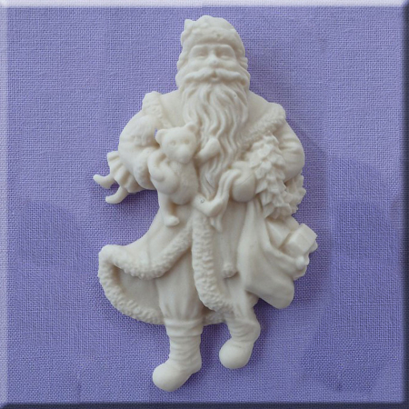 Mulaje de Sezon - Mulaj Silicon Mos Craciun, 7.9 x 4.6 cm