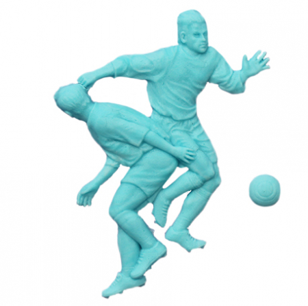 Mulaje de Silicon - Mulaj Silicon Fotbalisti, 7.5 x 7 cm