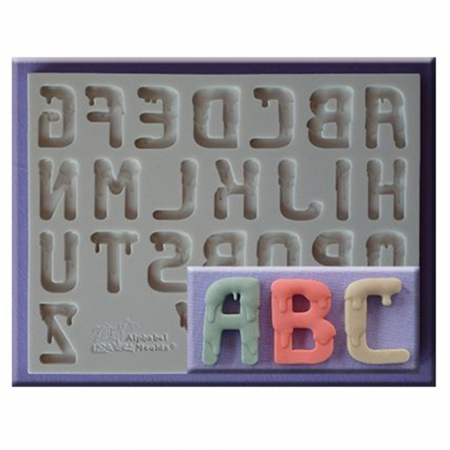 Mulaje de Silicon - Mulaj Silicon Alfabet de Gheata H 2.4 cm