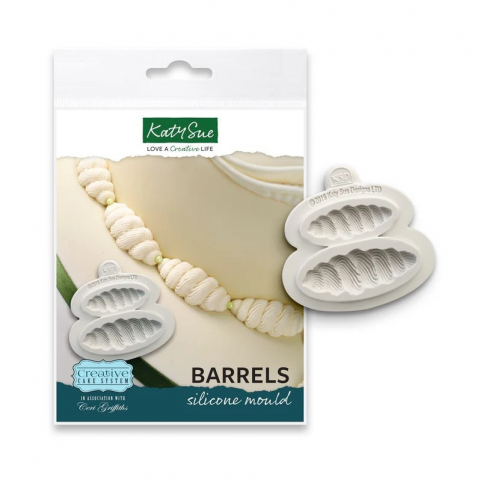 Mulaje Decor Clasic, Baroc - Mulaj Silicon Aveline Striate Ovale, 2 Subiecte L 3.7 si 5 cm