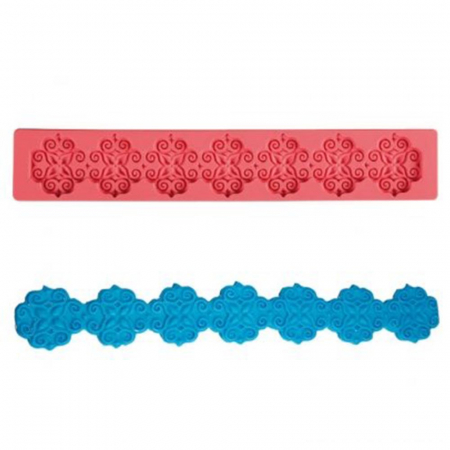 Mulaje Siraguri, Borduri - Mulaj Silicon Bordura Dantela, 28.5x4.2 cm