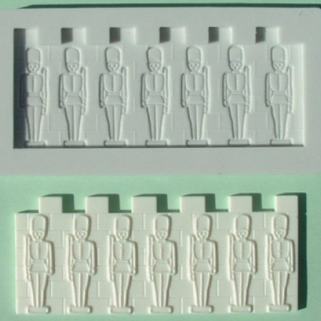 Mulaje Siraguri, Borduri - Mulaj Silicon Bordura Soldatei, 10x4.2 cm