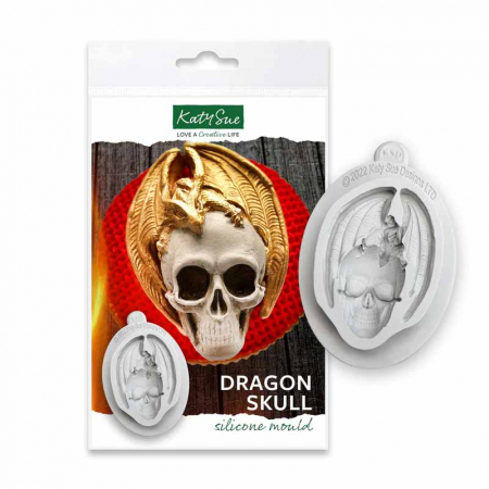 Ustensile Decorare Tort - Mulaj Silicon Craniul Dragonului, 1 Subiect 6.5 x 4.7 cm