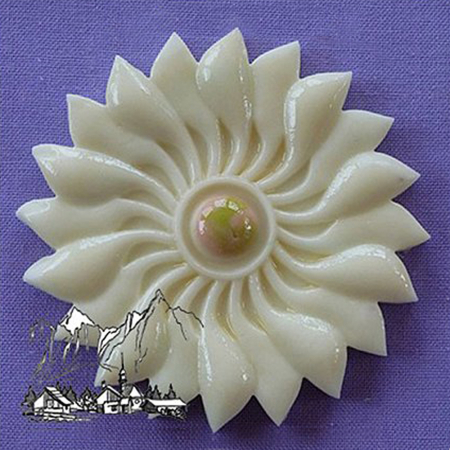 Mulaje Flori, Frunze, Fluturi - Mulaj Silicon Decor Floare / Top Cupcakes Ø 6 cm
