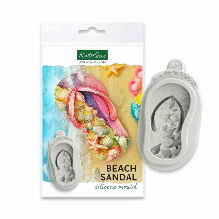 Ustensile Decorare Tort - Mulaj Silicon Decor Marin - Slap Plaja, 1 Subiect 7.8 x 4 cm