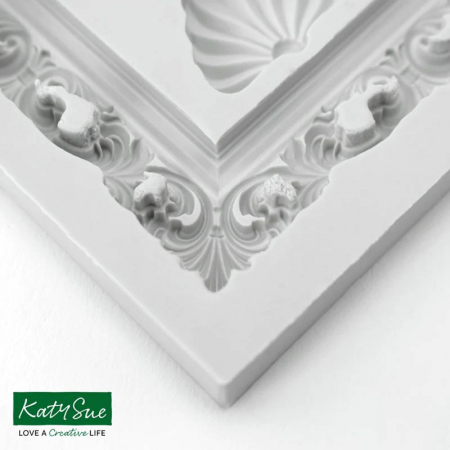 Mulaje Festivitati, Ceremonii - Mulaj Silicon Decor / Rama Baroc 9 x 9 cm