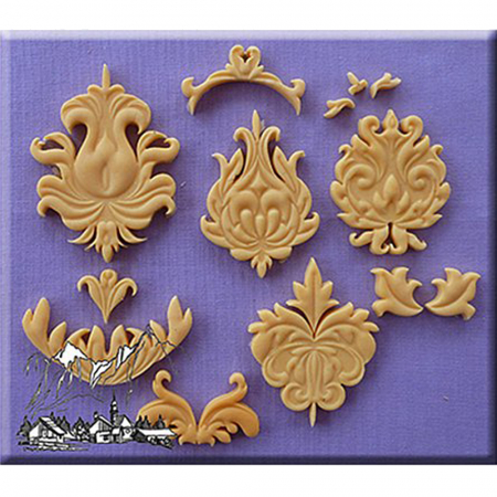 Mulaje de Silicon - Mulaj Silicon Decoruri Baroc Ø 4 - 6 cm