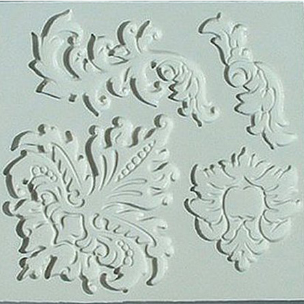 Mulaje Decor Clasic, Baroc - Mulaj Silicon Decoruri Baroc Ø 5.5 - 9.8 cm