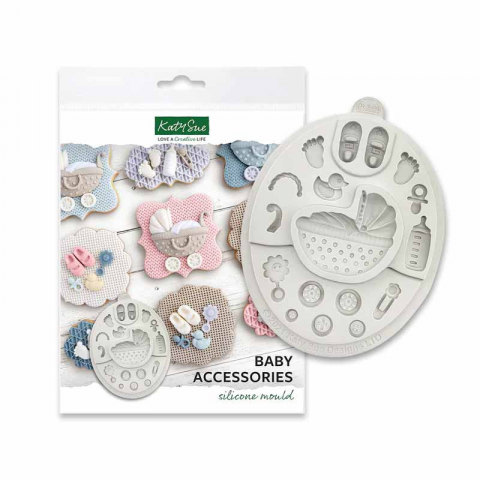 Ustensile Decorare Tort - Mulaj Silicon Decoruri Bebelusi - Botez, 10 Subiecte