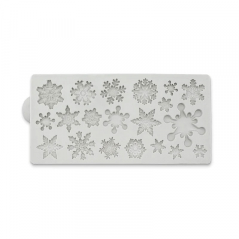 Mulaje de Sezon - Mulaj Silicon Fulgi Zapada, 20 Subiecte Ø 1 - 3 cm