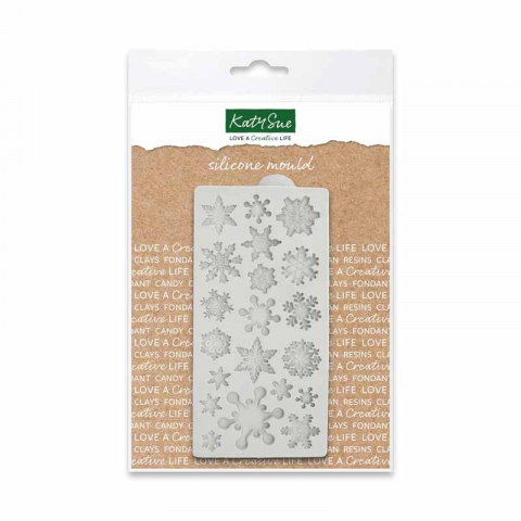 Mulaje de Sezon - Mulaj Silicon Fulgi Zapada, 20 Subiecte Ø 1 - 3 cm