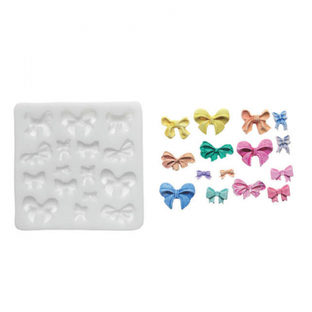 Mulaje Festivitati, Ceremonii - Mulaj Silicon Fundite, 16 Subiecte, 1.5 x 2 cm (SLK339)