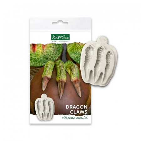 Ustensile Decorare Tort - Mulaj Silicon Gheare de Dragon, 3 Subiecte 6 x 1.2 cm