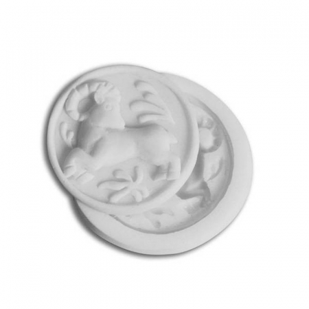 Ustensile Decorare Tort - Mulaj Silicon Horoscop Berbec, Ø 3.8 cm (SLK148)