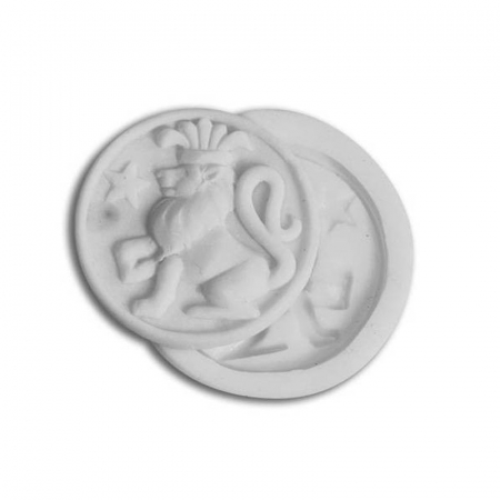 Mulaje de Silicon - Mulaj Silicon Horoscop Leu, Ø 3.8 cm (SLK152)
