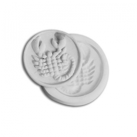Mulaje de Silicon - Mulaj Silicon Horoscop Scorpion, Ø 3.8 cm (SLK155)