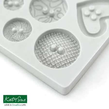 Ustensile Decorare Tort - Mulaj Silicon Nasturi 14 subiecte Ø 1.1 - 2.4 cm