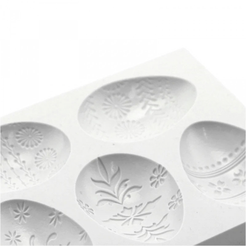 Mulaje de Sezon - Mulaj Silicon Oua Decorate Paste, 3.5 x 4.8 cm, 5 Subiecte