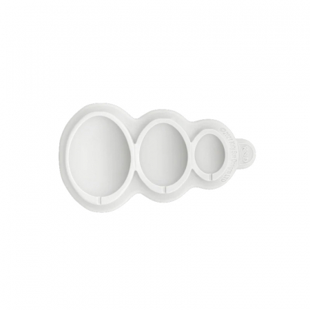 Mulaje de Sezon - Mulaj Silicon Paste - Oua, 3 Subiecte Ø 2.5 - 5 cm 