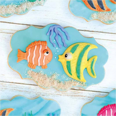 Ustensile Decorare Tort - Mulaj Silicon Pesti, 4 Subiecte Ø 4 si 4.2cm