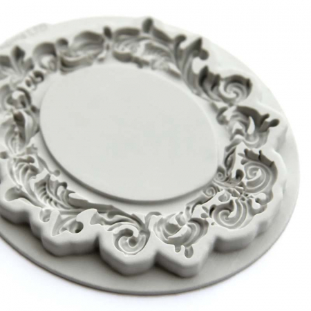 Mulaj Silicon Rama Baroc Vintage Rotunda Mare 12.7 x 10.8 cm [2]