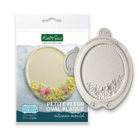 Mulaje Festivitati, Ceremonii - Mulaj Silicon Rama Ovala cu Flori, 8.7 x 7.1 cm