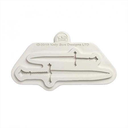 Ustensile Decorare Tort - Mulaj Silicon Sabie, 2 Subiecte