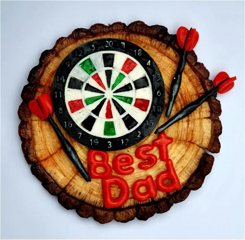 Mulaj Silicon Tinta pentru Darts Ø 7 cm [2]