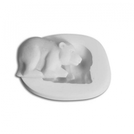 Ustensile Decorare Tort - Mulaj Silicon Urs, 5 x 3.3 cm (SLK119)