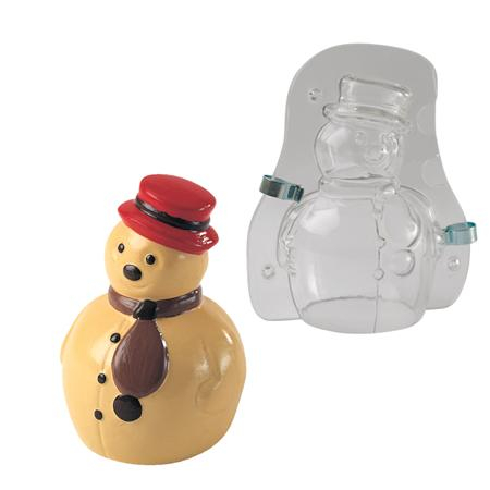 Matrite Decoruri, Figurine 3D Ciocolata - Om de zapada 3D - Matrita Plastic Rigid fixare Cleme