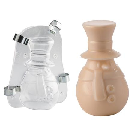 Matrite Decoruri, Figurine 3D Ciocolata - Om de zapada stilizat 3D - Matrita Plastic Rigid fixare Cleme