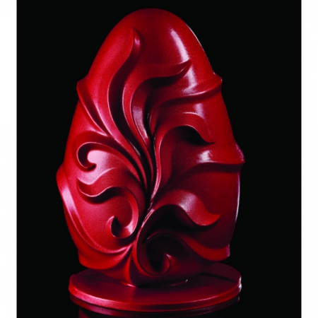 Matrite Oua Ciocolata - Ou Paste 3D Baroc Ø 14.5 x h 20  cm - Kit Matrite Plastic 2 Subiecte