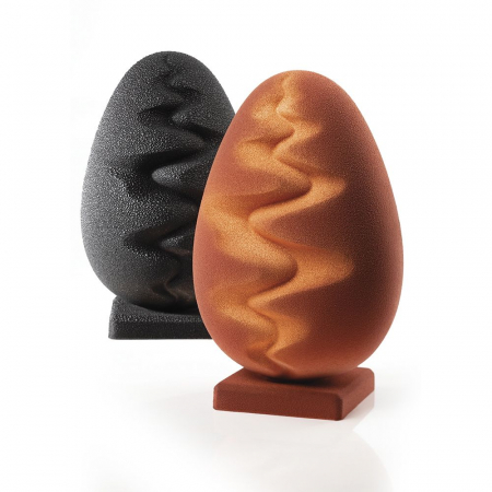 Matrite Oua Ciocolata - Ou Paste 3D Senna Ø 14 x h 21.5 cm - Kit Matrite Plastic 2 Subiecte