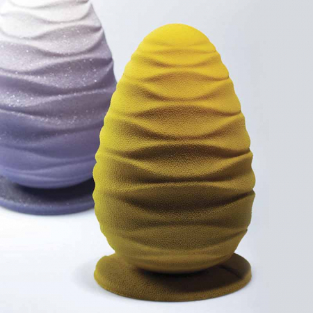 Matrite Oua Ciocolata - Ou Paste Beauty Ø 13 x H 20 cm, Set Matrite Plastic 2 Subiecte Ciocolata