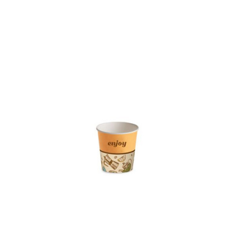 Accesorii Candy Bar, Bufet, Catering - Pahare Carton Groovy, Ø 6.25 x H 6.25 cm, 4 oz, 115 ml, Set 84 buc