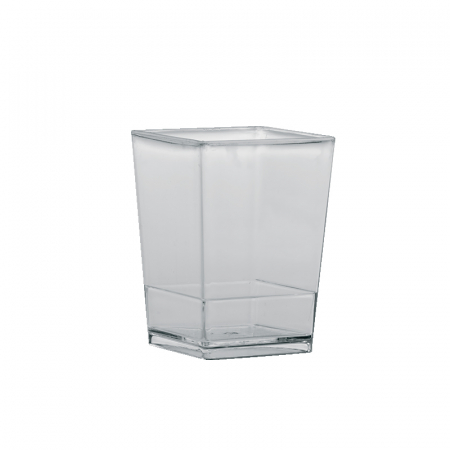 Pahare Cube 60 ml, 4 x 4 x H 5.5 cm, Set 100 Buc [0]