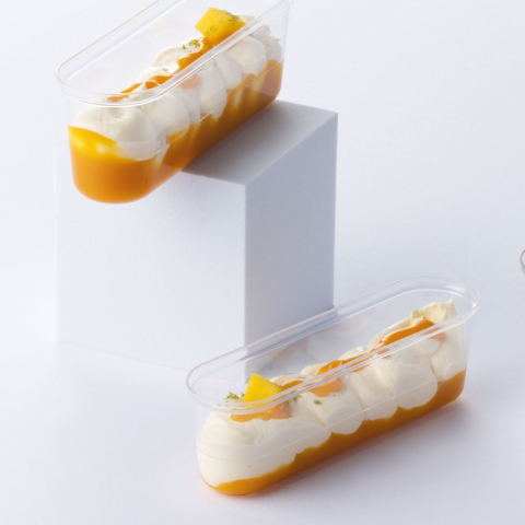 Accesorii Tort, Candy Bar, Bufet - Pahare Ecler 14.4 x 4.3 x H 4.8 cm, Set 100 buc