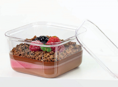 Pahare Desert si Aperitiv - Pahare Kubito 210 ml, 8.3 x 8.3 x H 4.9 cm, Set 100 buc